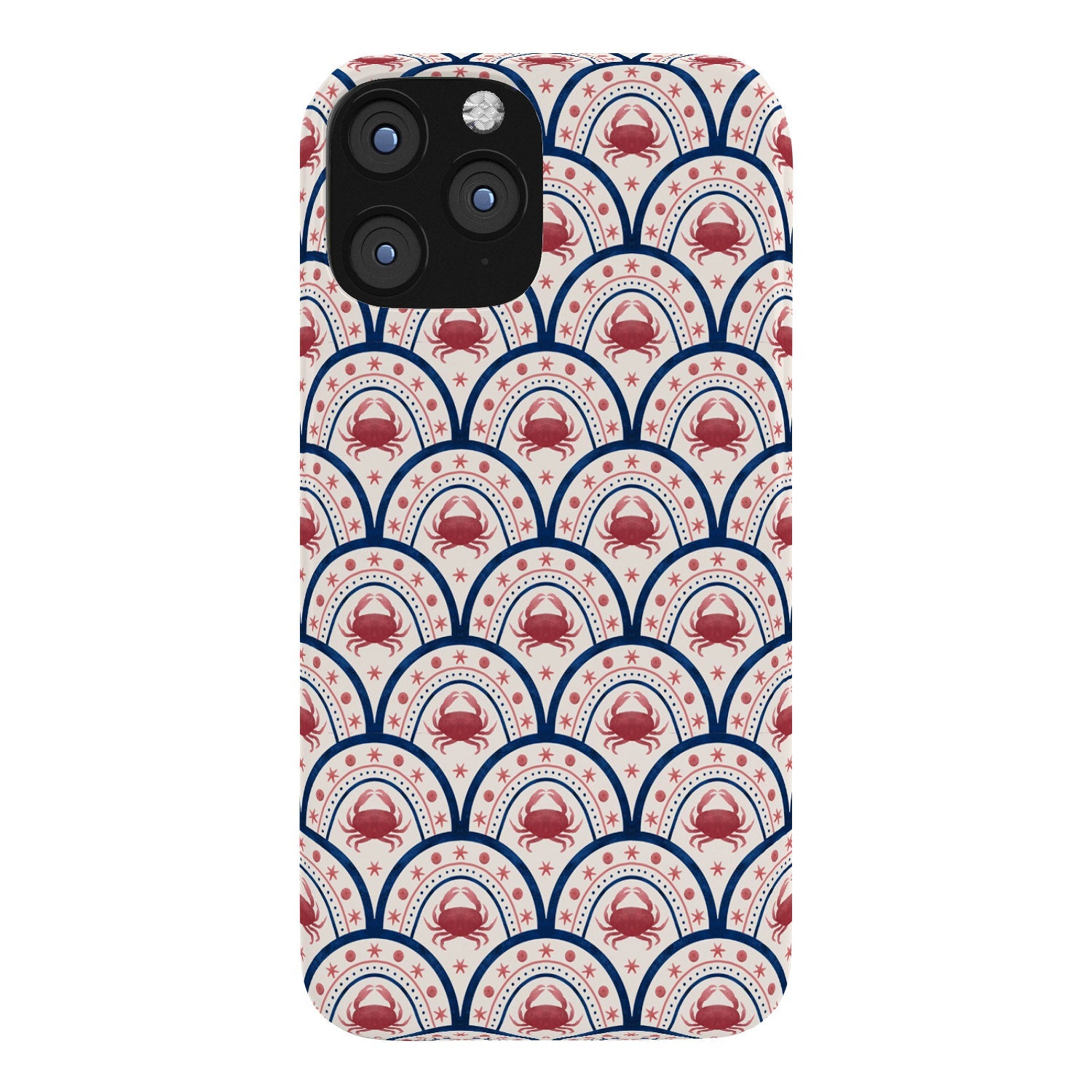 Seta Zakian Crab Scallop pattern Phone Case