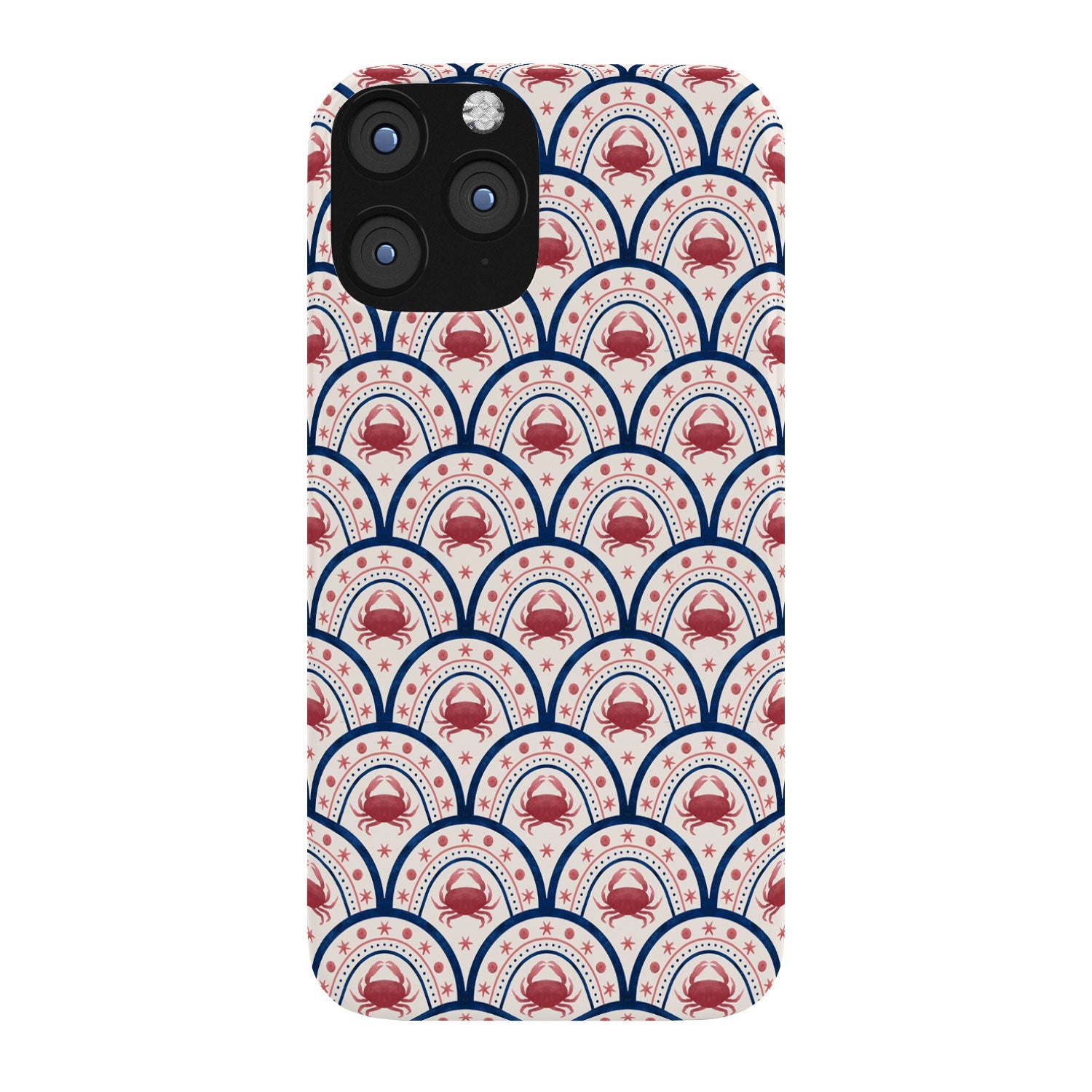 Seta Zakian Crab Scallop pattern Phone Case