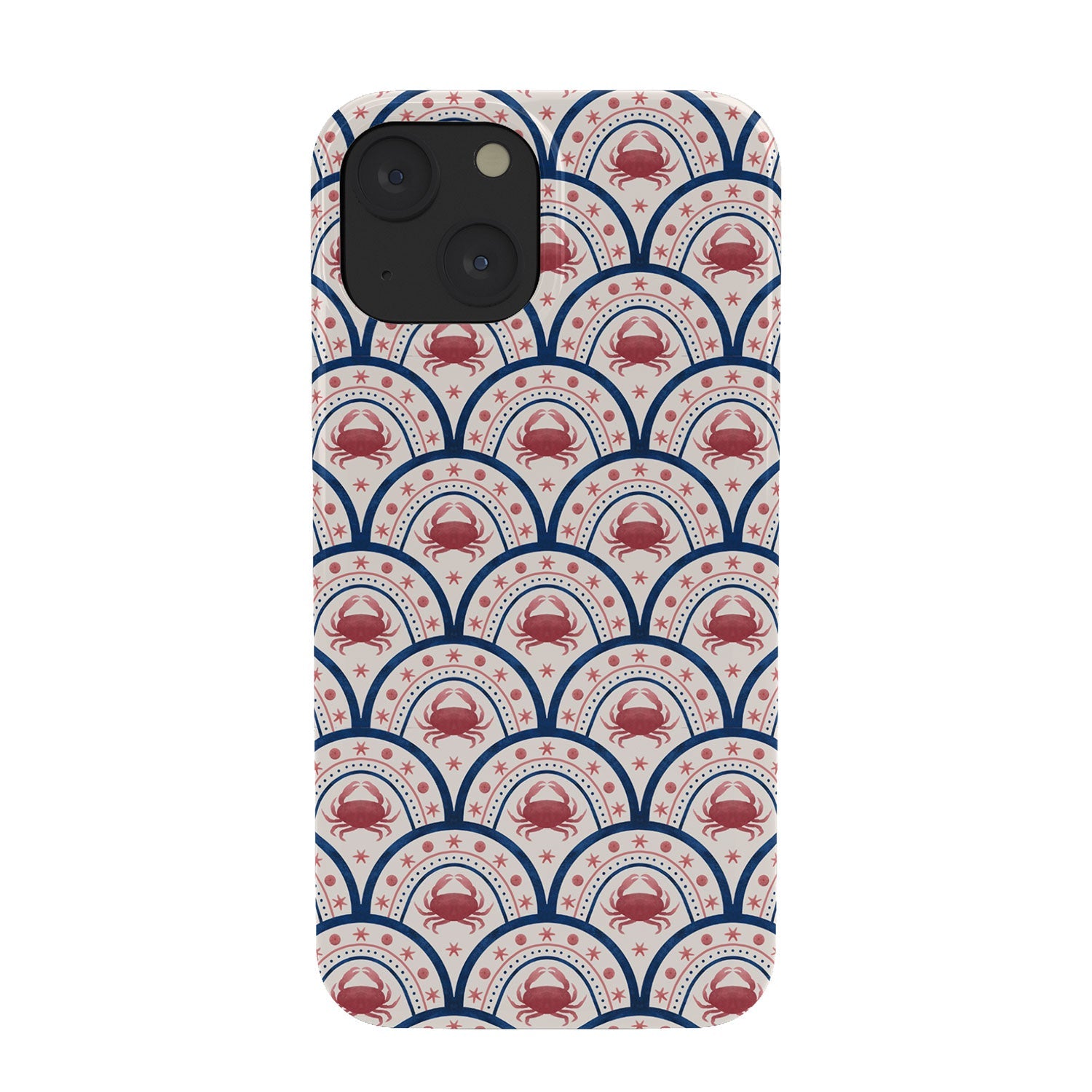 Seta Zakian Crab Scallop pattern Phone Case