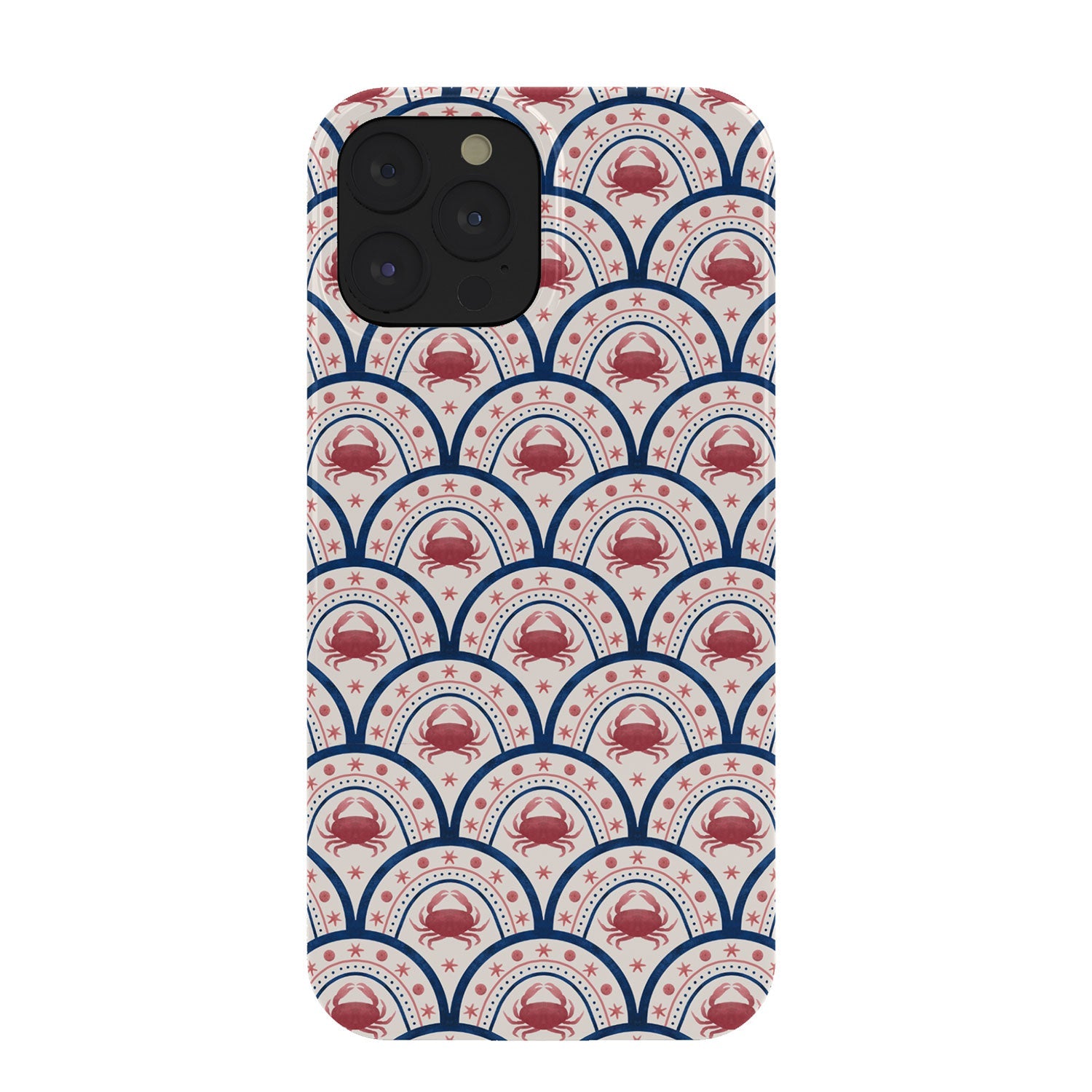 Seta Zakian Crab Scallop pattern Phone Case