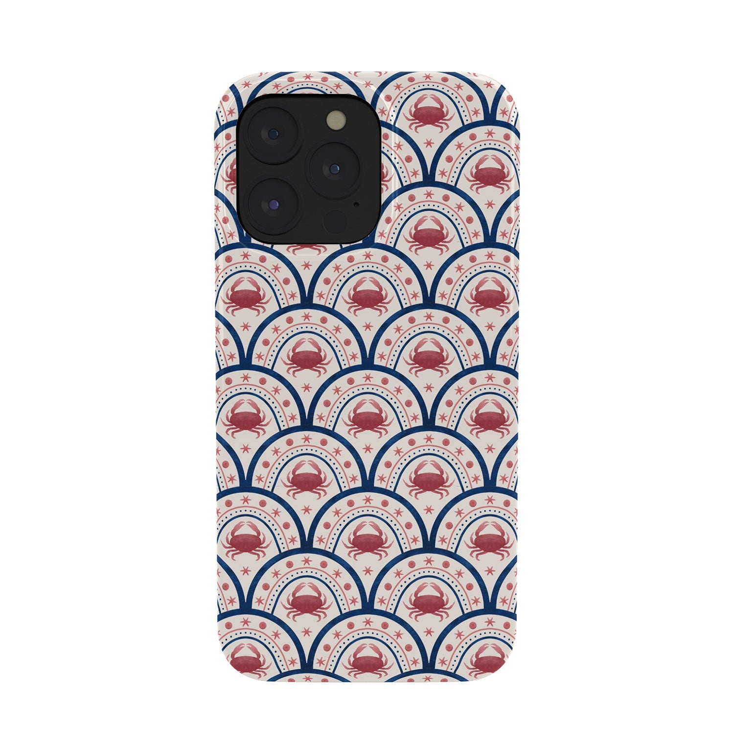 Seta Zakian Crab Scallop pattern Phone Case