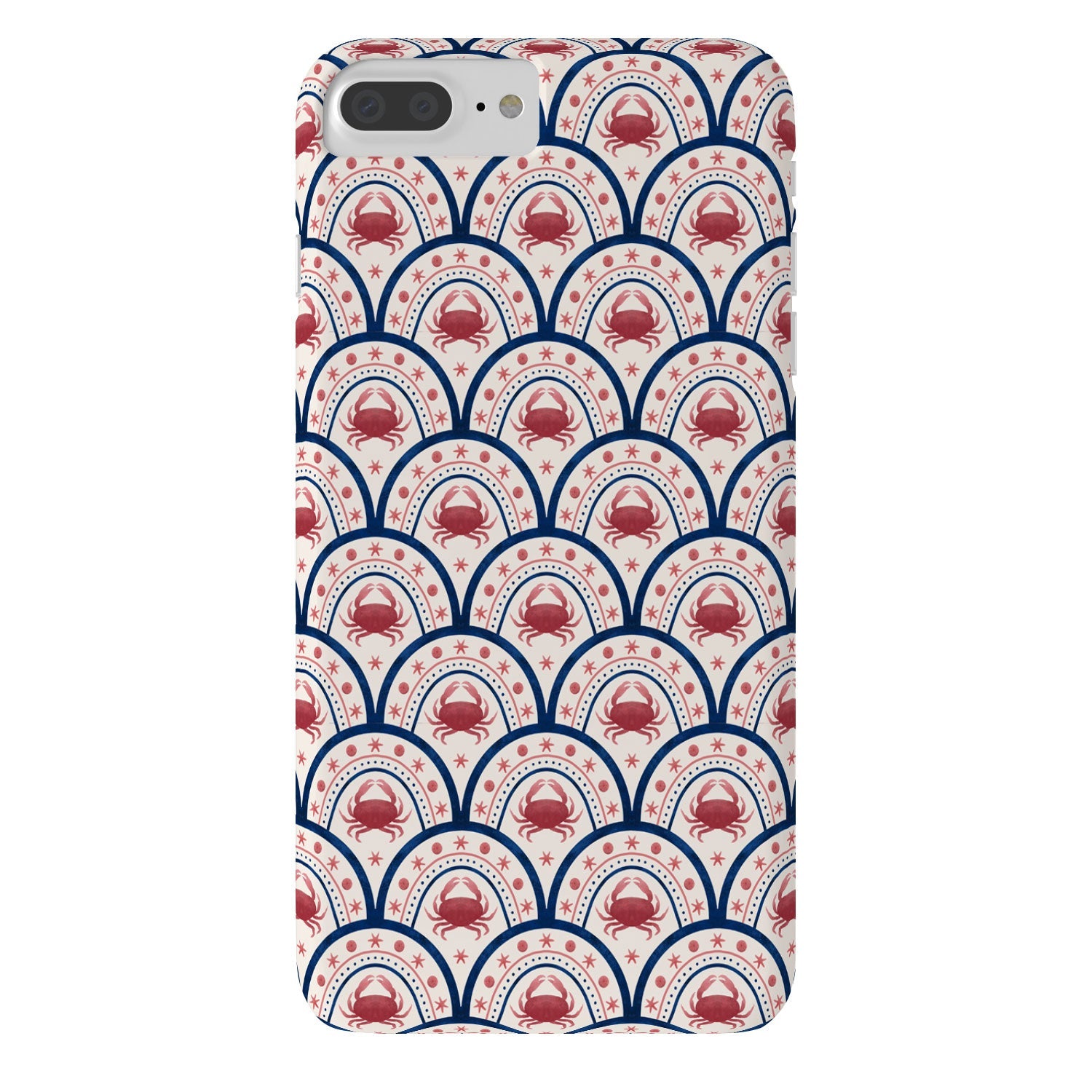 Seta Zakian Crab Scallop pattern Phone Case