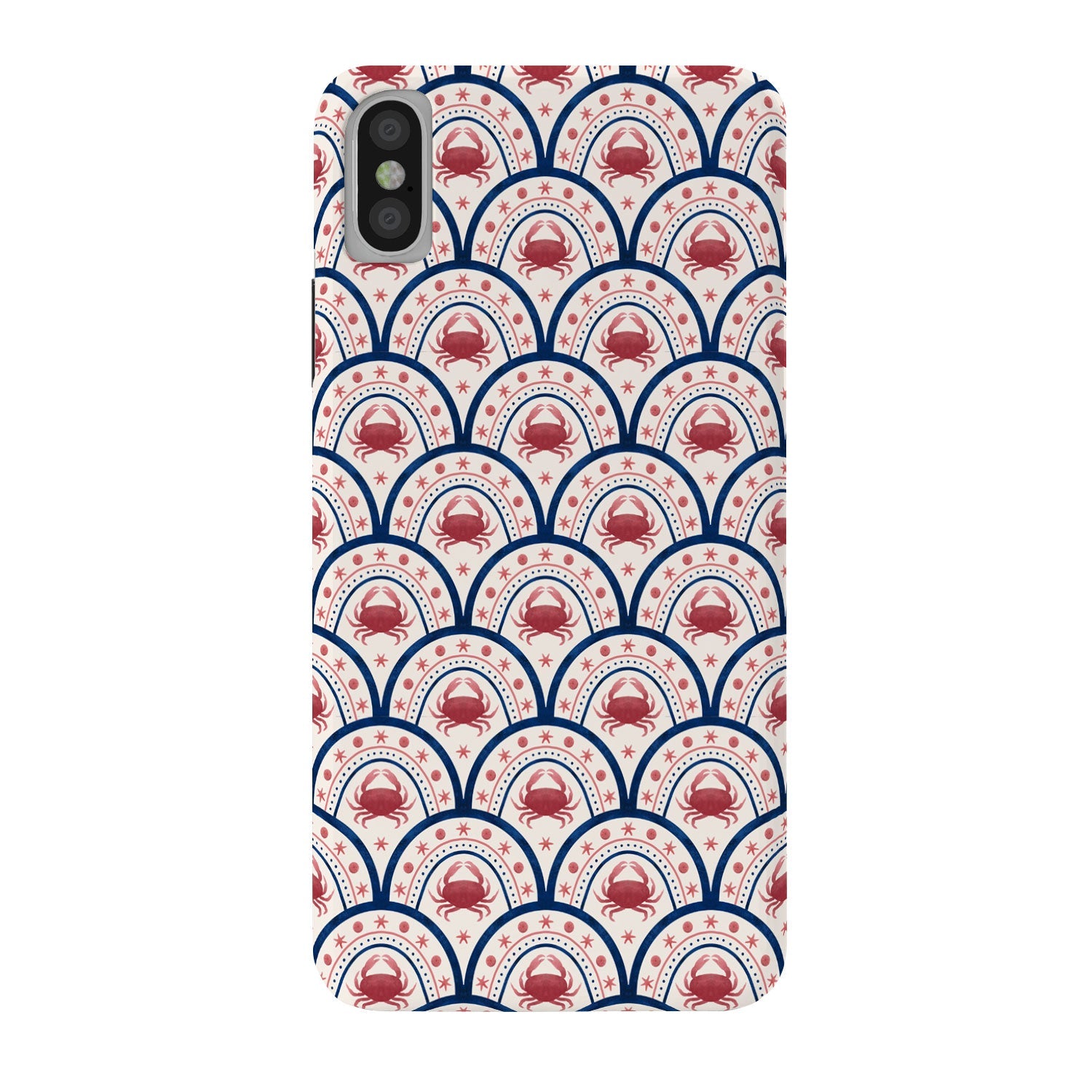 Seta Zakian Crab Scallop pattern Phone Case