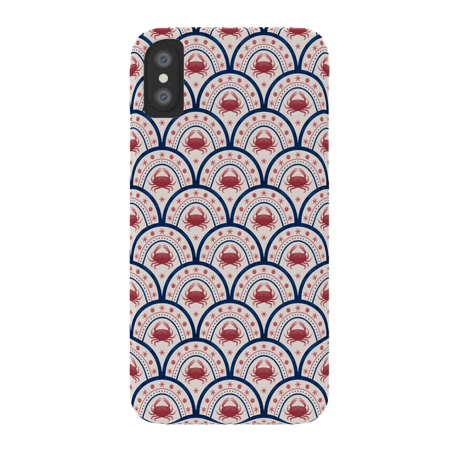 Seta Zakian Crab Scallop pattern Phone Case