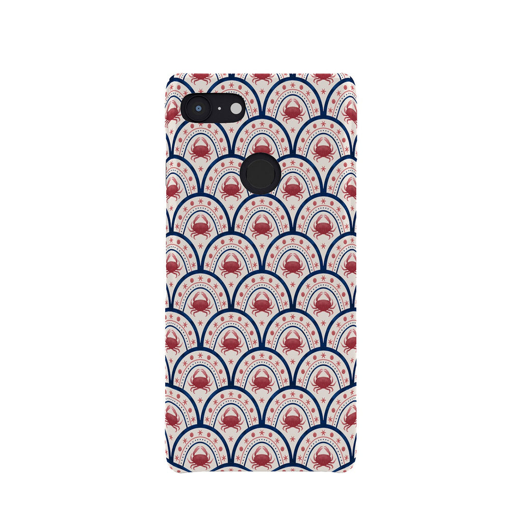 Seta Zakian Crab Scallop pattern Phone Case