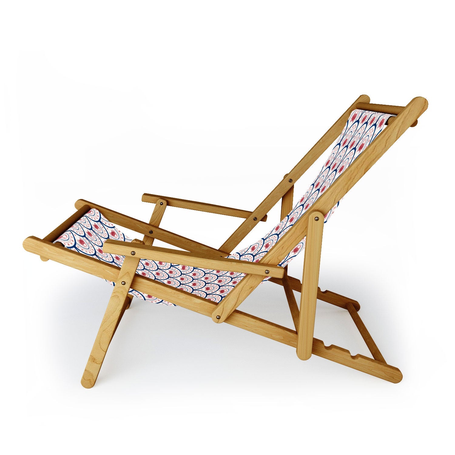 Seta Zakian Crab Scallop pattern Sling Chair