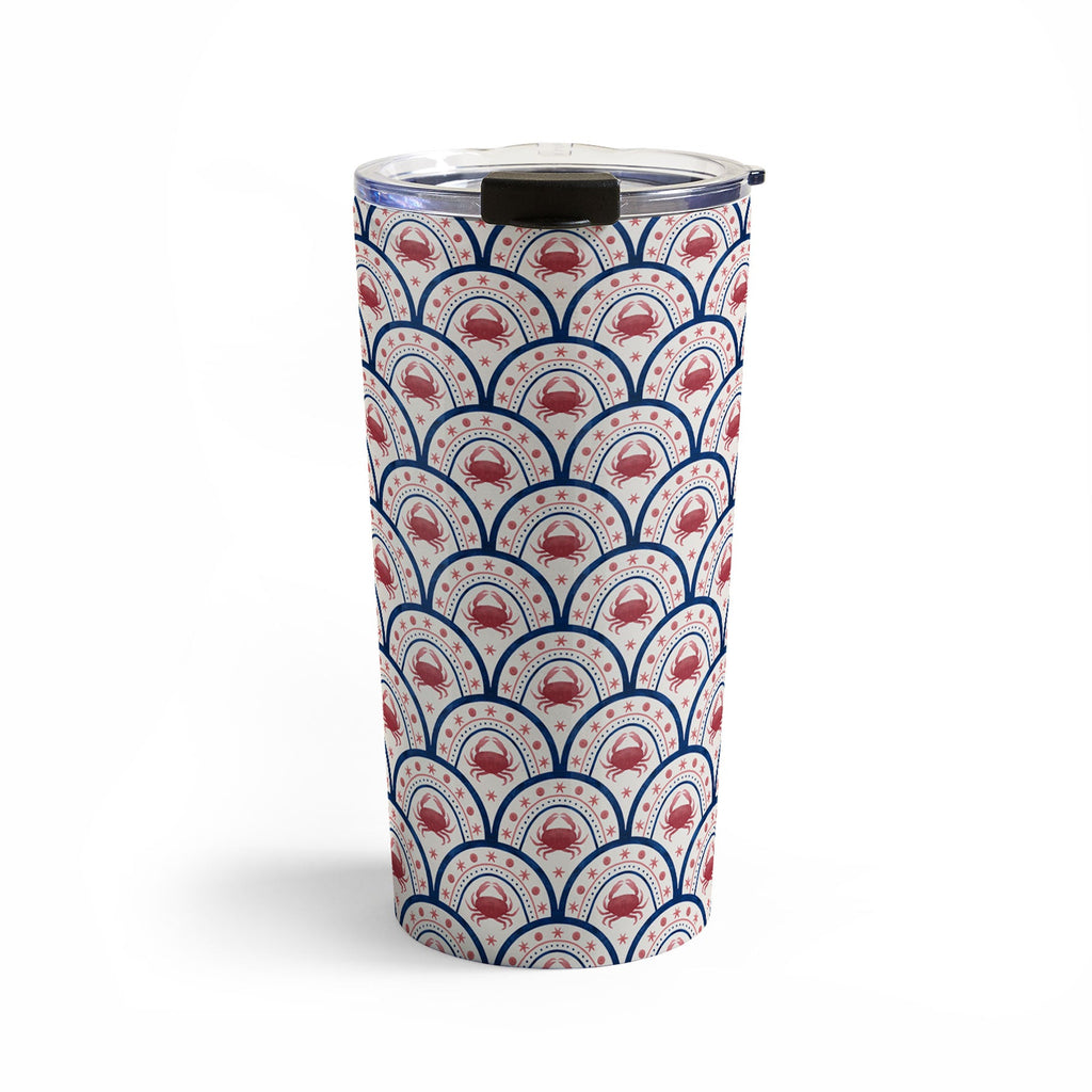 Seta Zakian Crab Scallop pattern Travel Mug