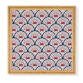 Seta Zakian Crab Scallop pattern Framed Wall Art