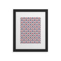 Seta Zakian Crab Scallop pattern Framed Art Print