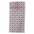 Seta Zakian Crab Scallop pattern Beach Towel