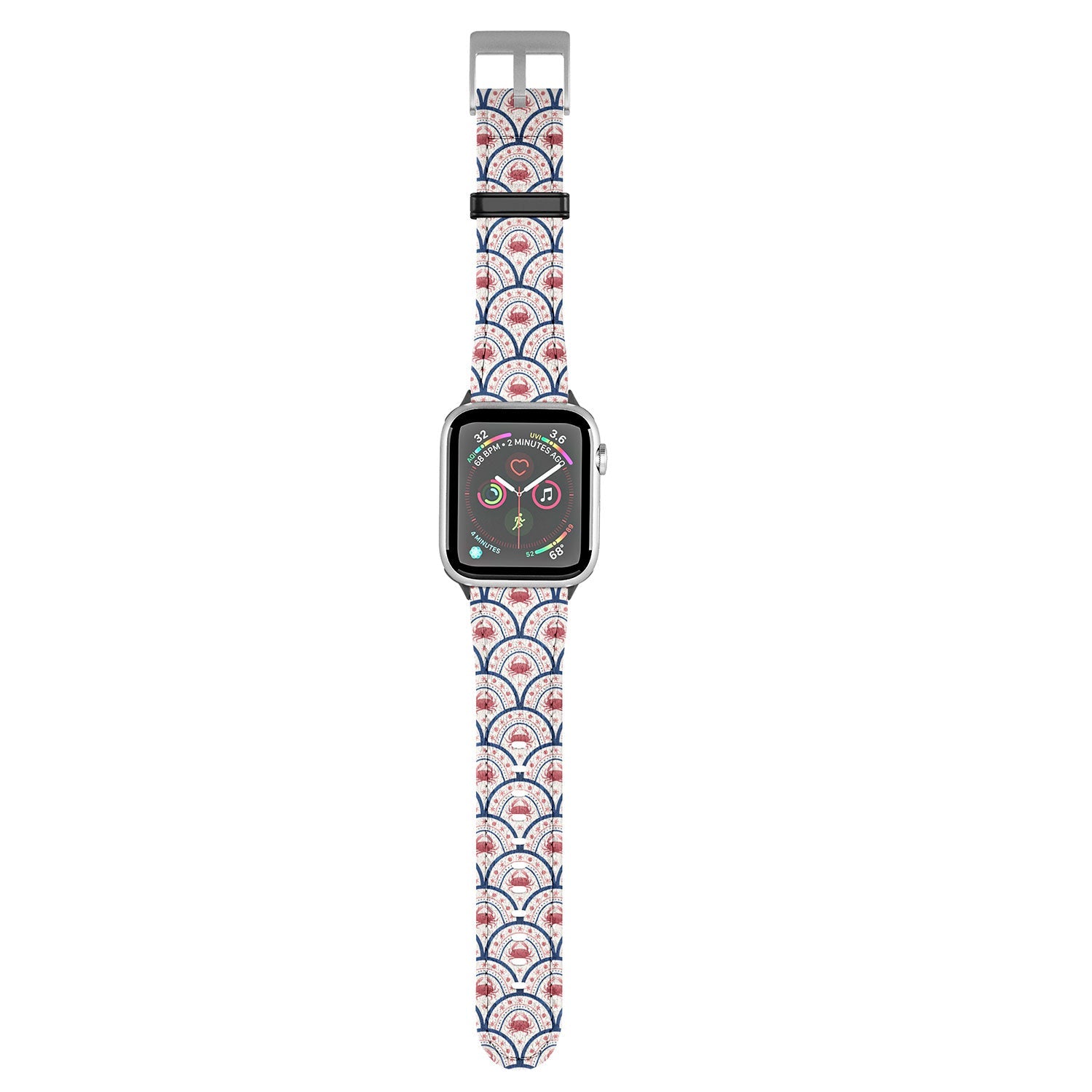 Seta Zakian Crab Scallop pattern Apple Watch Band
