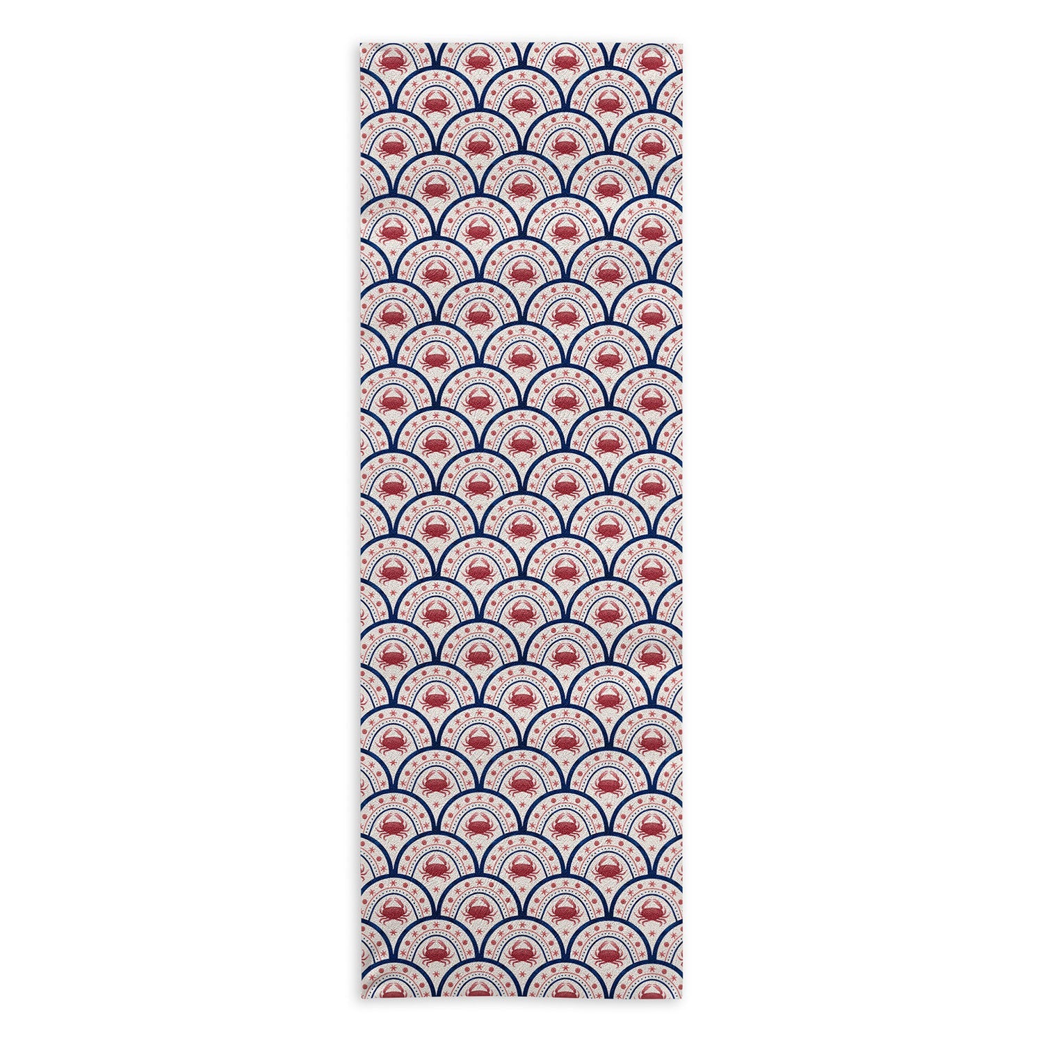 Seta Zakian Crab Scallop pattern Yoga Towel