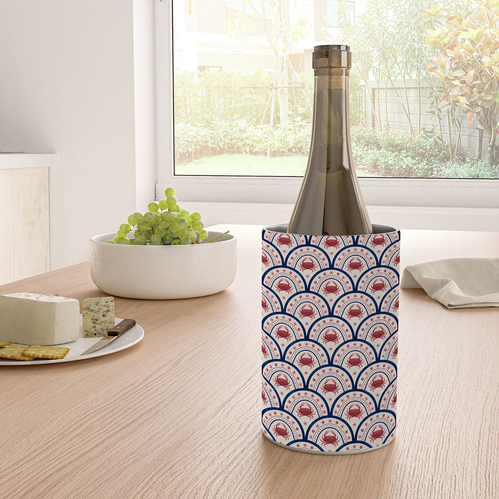 Seta Zakian Crab Scallop pattern Wine Chiller