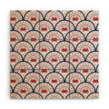 Seta Zakian Crab Scallop pattern Wood Wall Mural