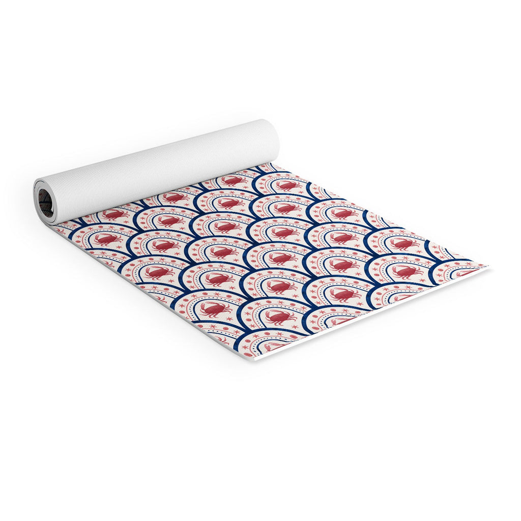 Seta Zakian Crab Scallop pattern Yoga Mat