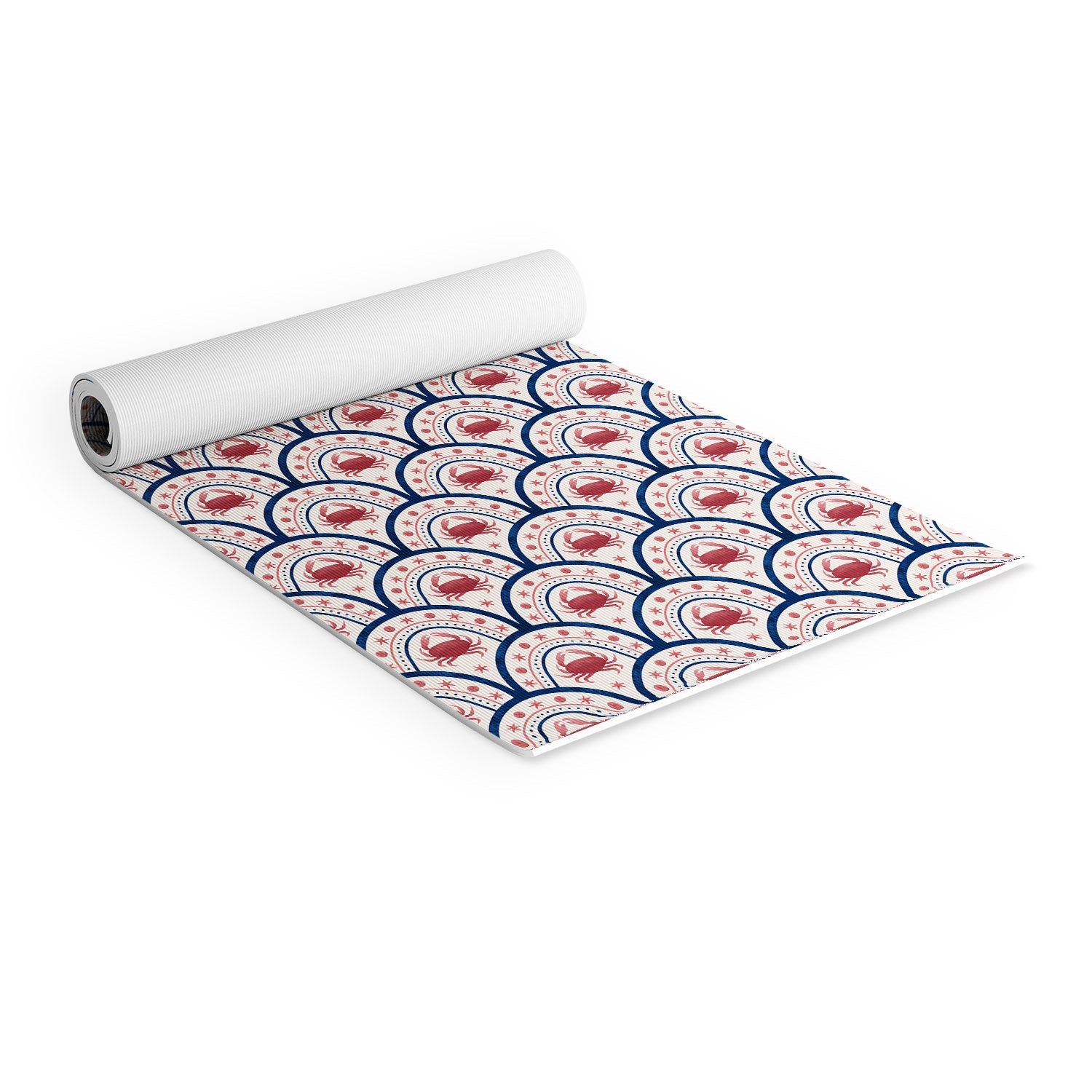 Seta Zakian Crab Scallop pattern Yoga Mat