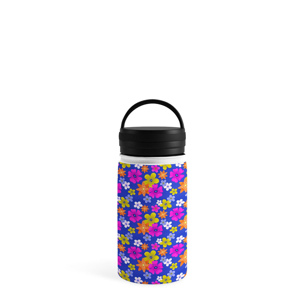 Seta Zakian Floral blue pattern Water Bottle