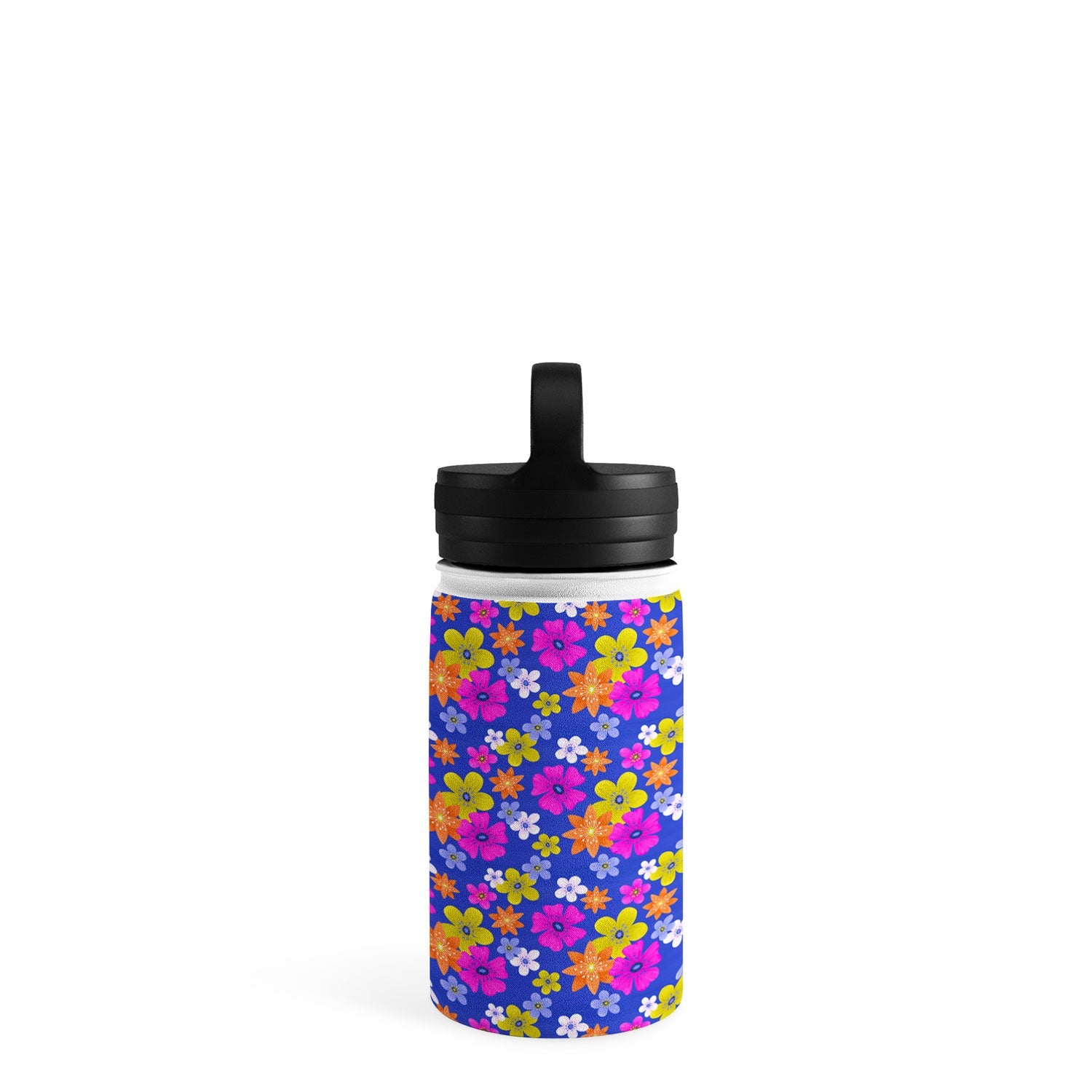 Seta Zakian Floral blue pattern Water Bottle