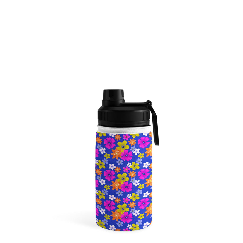 Seta Zakian Floral blue pattern Water Bottle