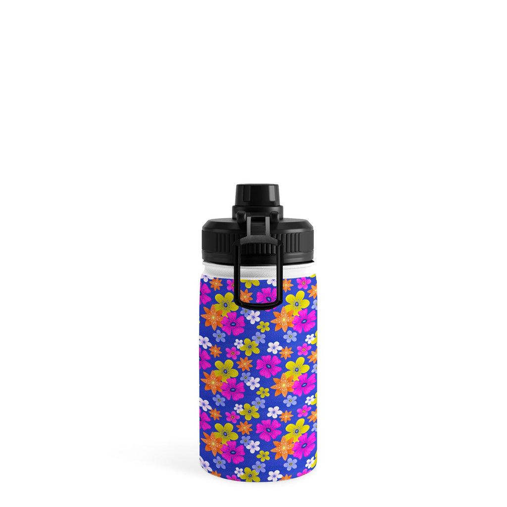 Seta Zakian Floral blue pattern Water Bottle