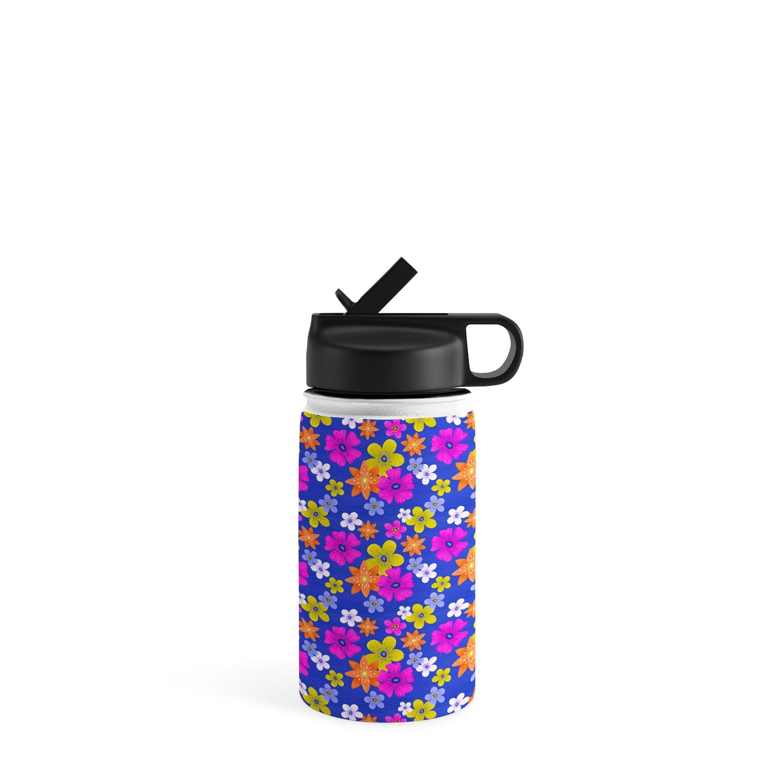 Seta Zakian Floral blue pattern Water Bottle