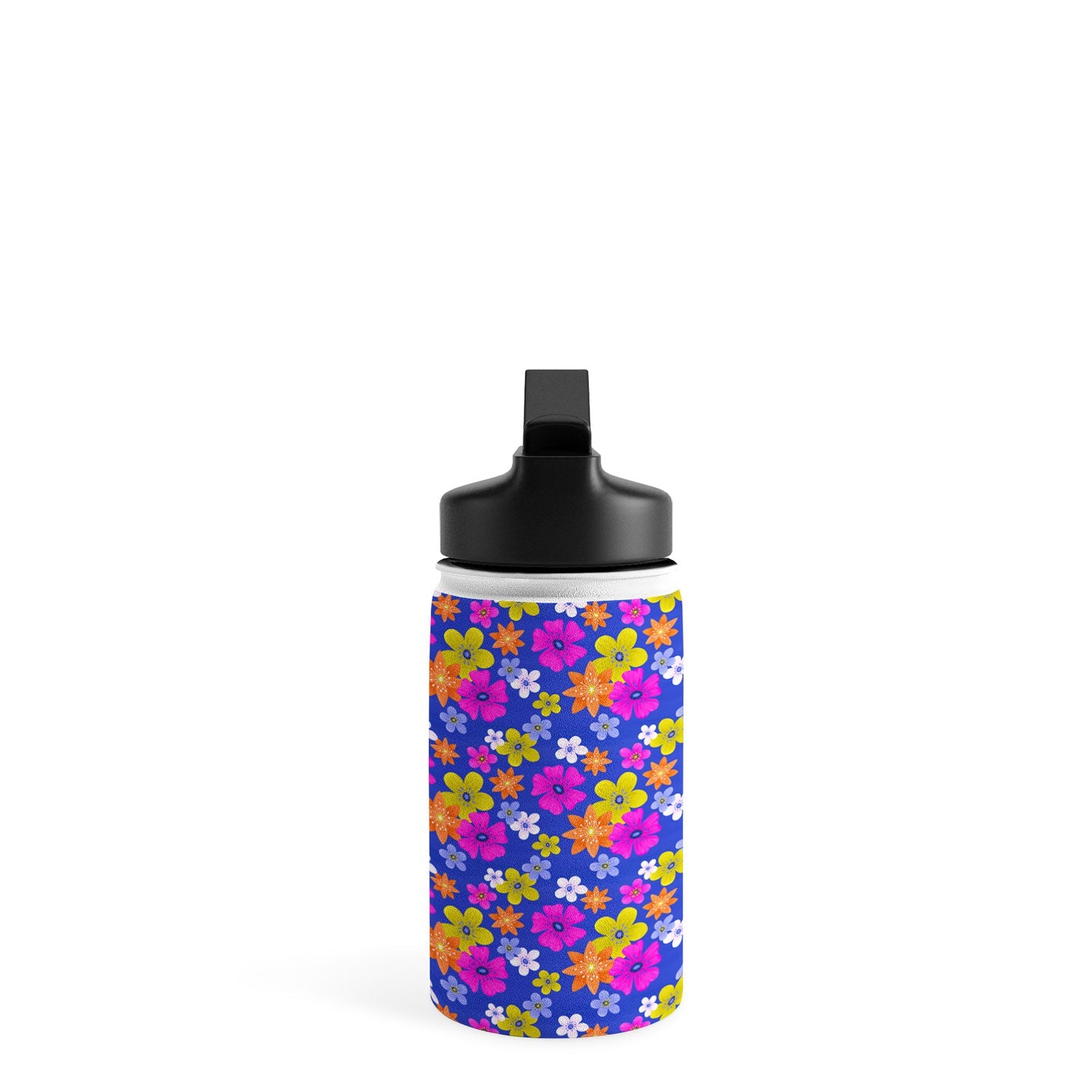 Seta Zakian Floral blue pattern Water Bottle