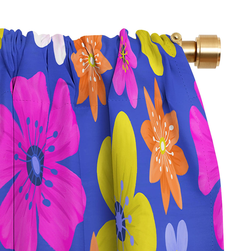 Seta Zakian Floral blue pattern Blackout Non Repeat