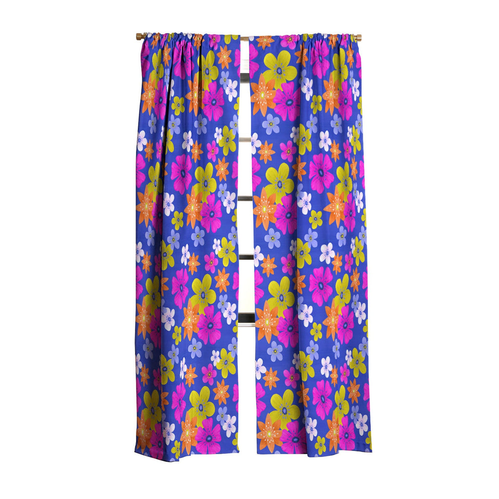 Seta Zakian Floral blue pattern Blackout Non Repeat