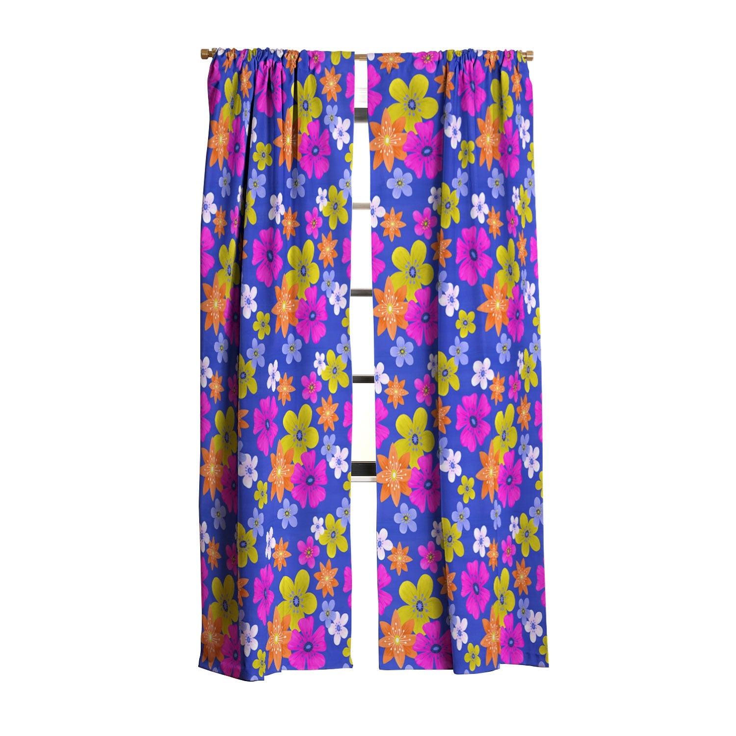 Seta Zakian Floral blue pattern Blackout Non Repeat