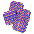 Seta Zakian Floral blue pattern Coaster Set
