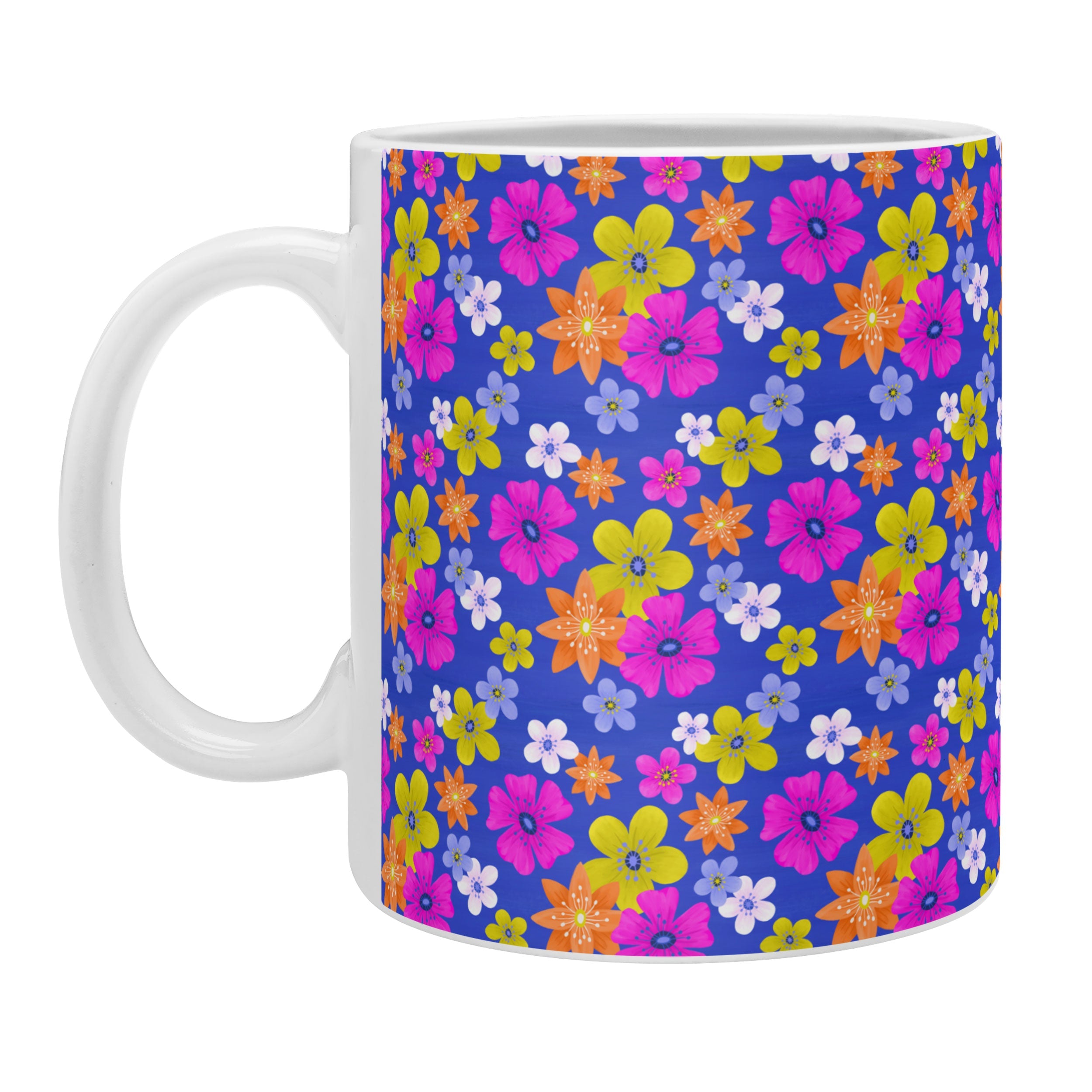 Seta Zakian Floral blue pattern Coffee Mug