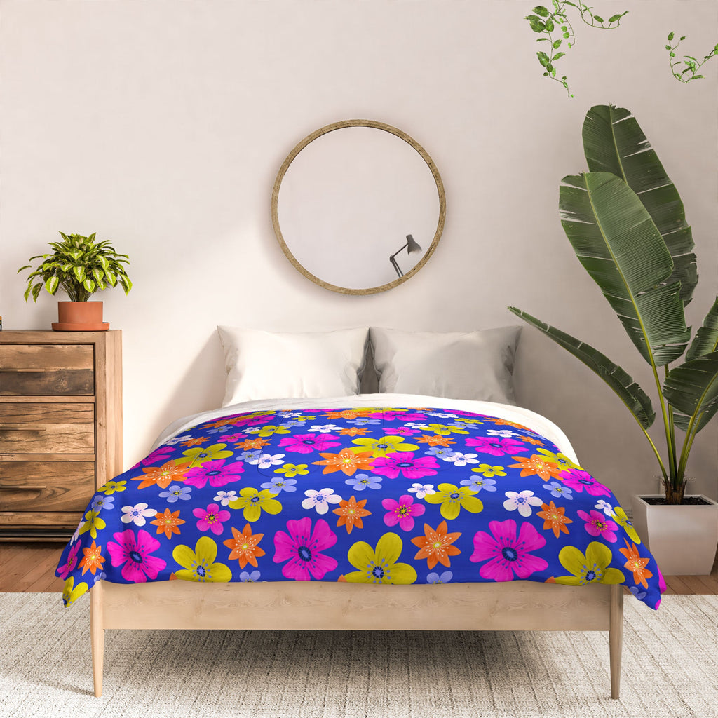 Seta Zakian Floral blue pattern Comforter