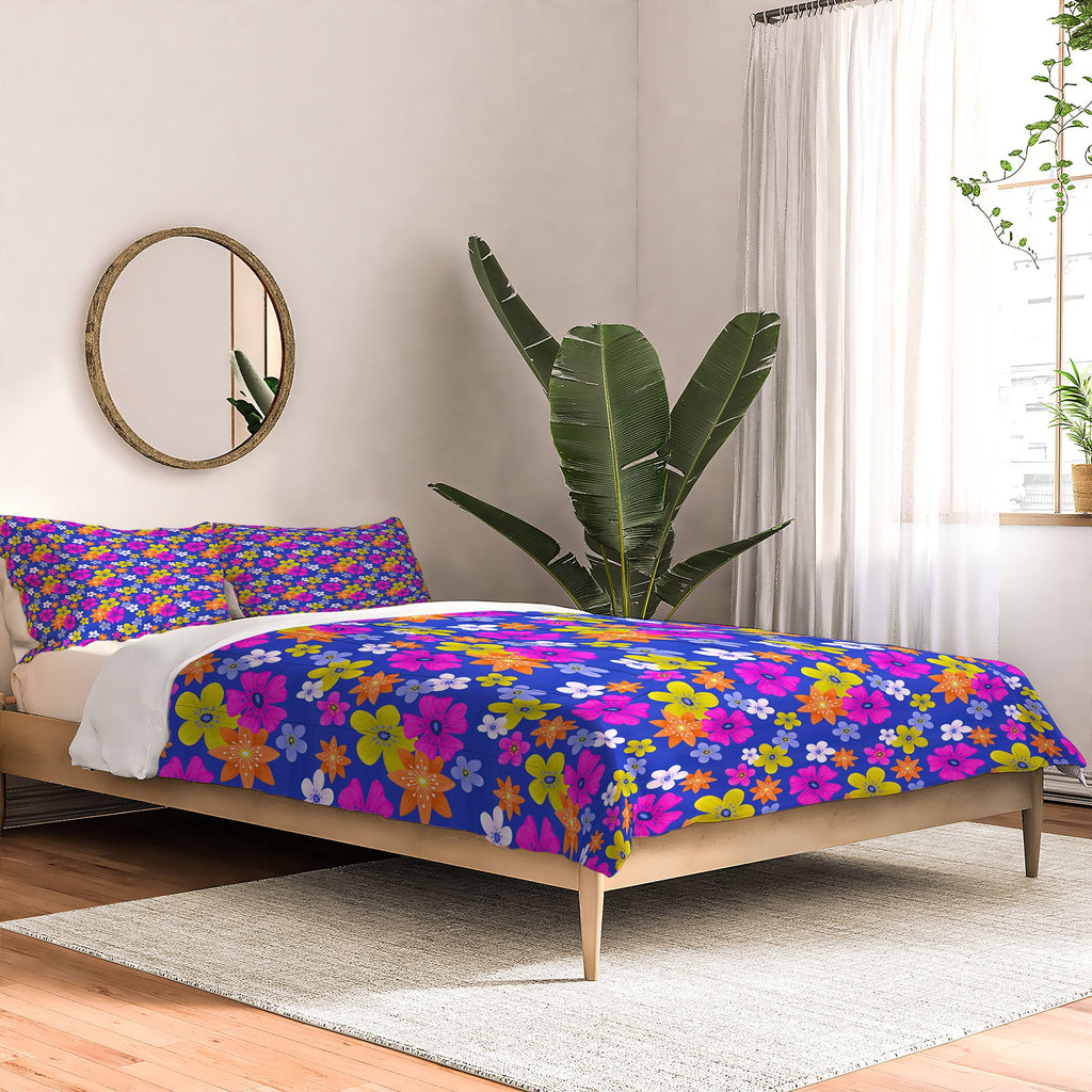 Seta Zakian Floral blue pattern Comforter