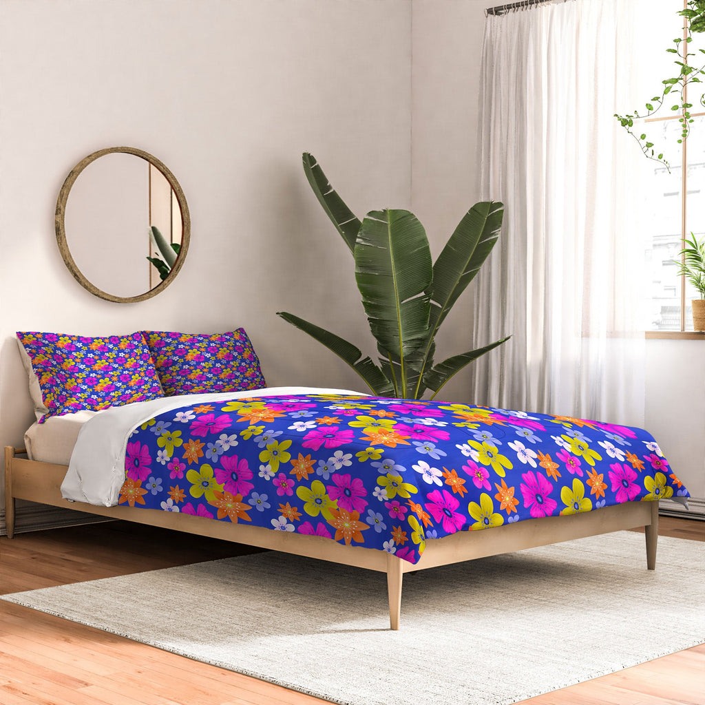 Seta Zakian Floral blue pattern Comforter
