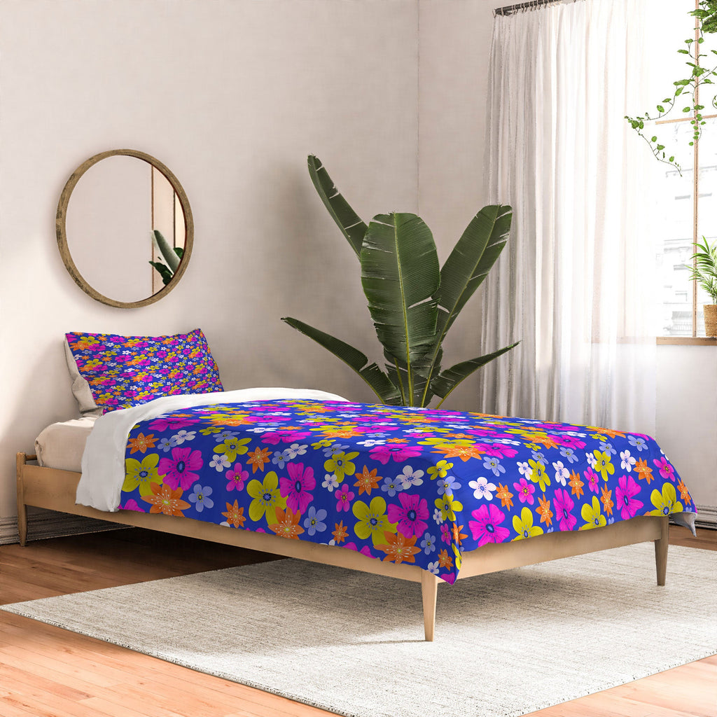 Seta Zakian Floral blue pattern Comforter