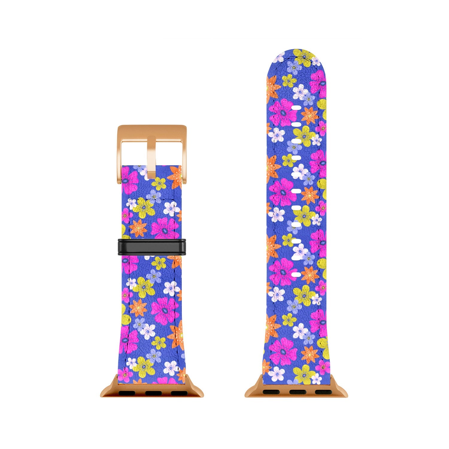 Seta Zakian Floral blue pattern Apple Watch Band