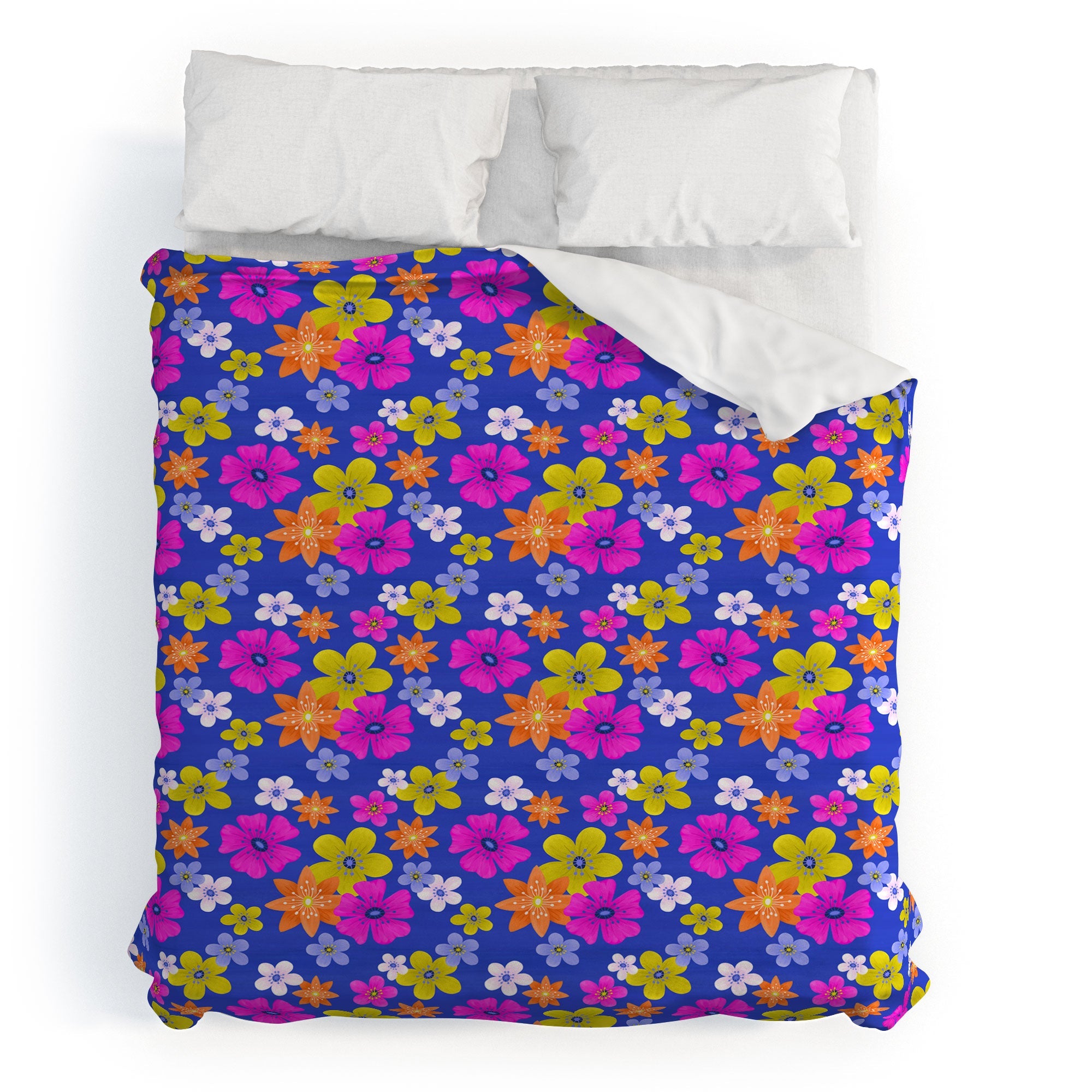 Seta Zakian Floral blue pattern Duvet Cover