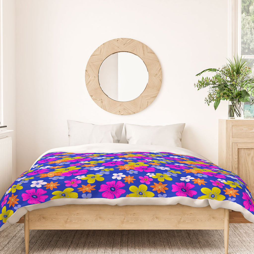 Seta Zakian Floral blue pattern Duvet Cover