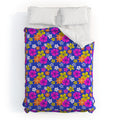 Seta Zakian Floral blue pattern Duvet Cover