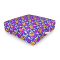 Seta Zakian Floral blue pattern Outdoor Floor Cushion