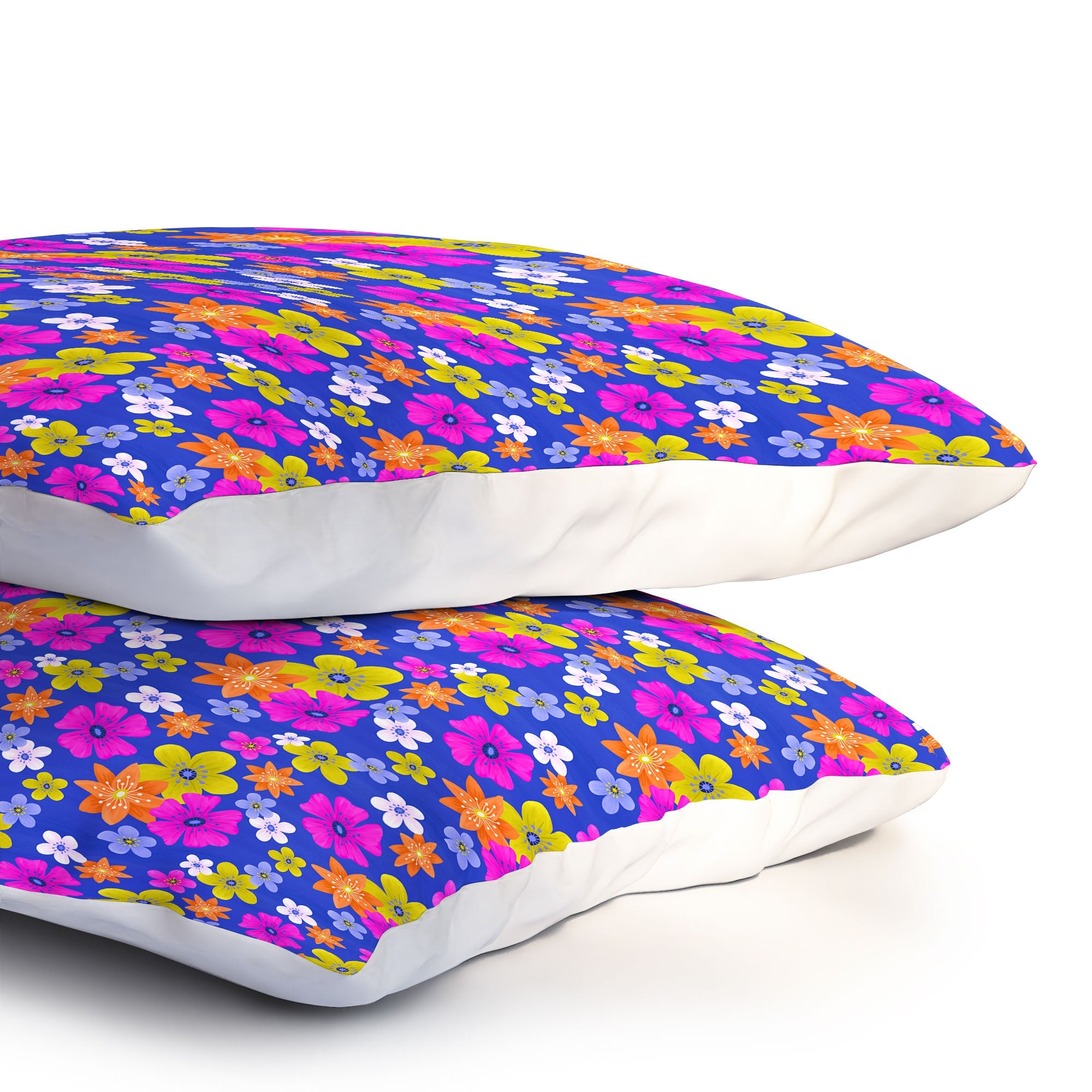 Seta Zakian Floral blue pattern Pillow Shams