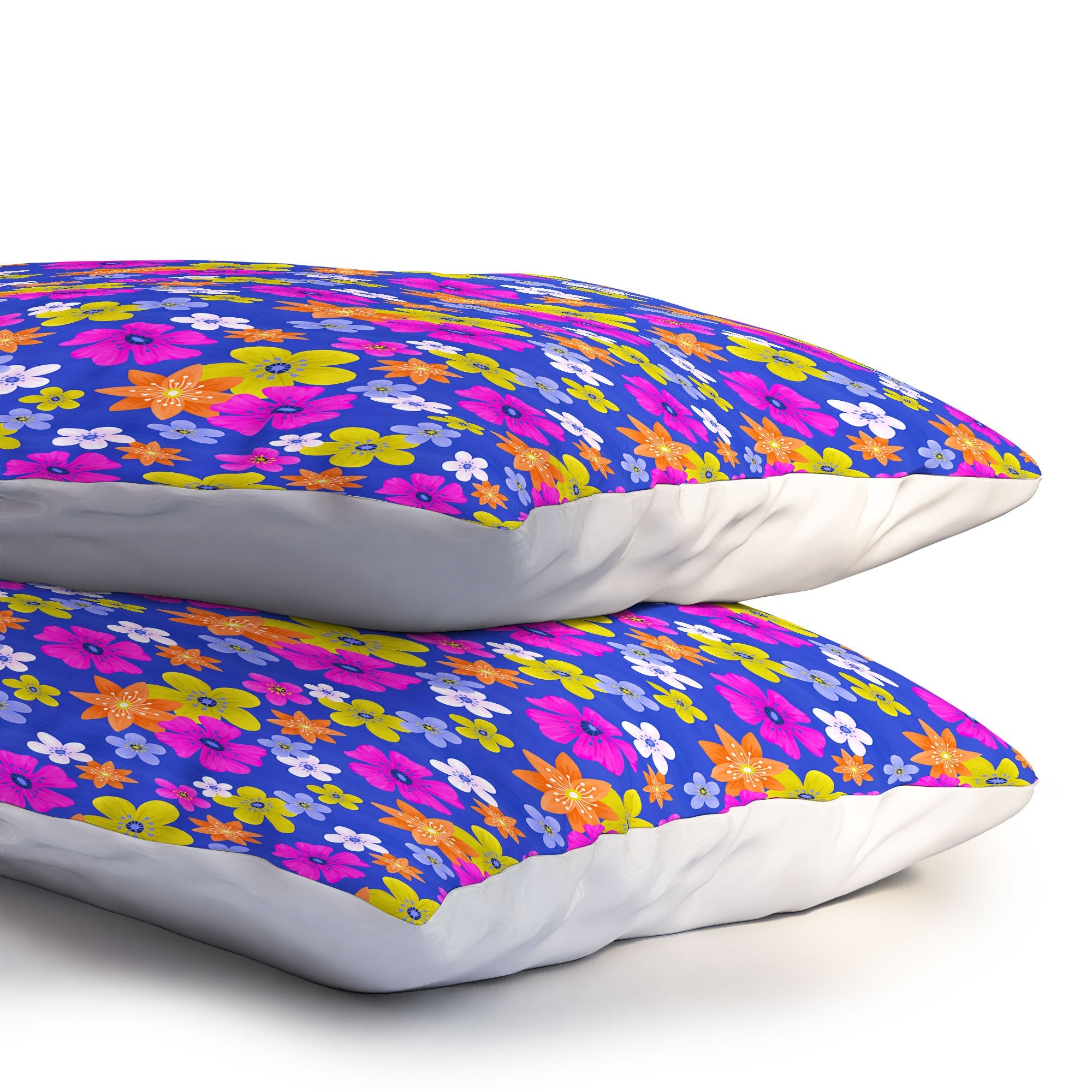 Seta Zakian Floral blue pattern Pillow Shams