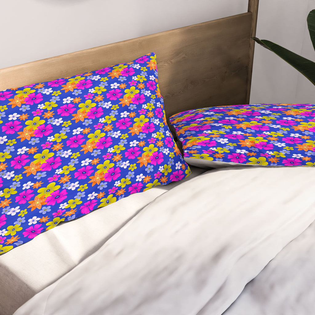 Seta Zakian Floral blue pattern Pillow Shams