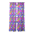 Seta Zakian Floral blue pattern Sheer Window Curtain