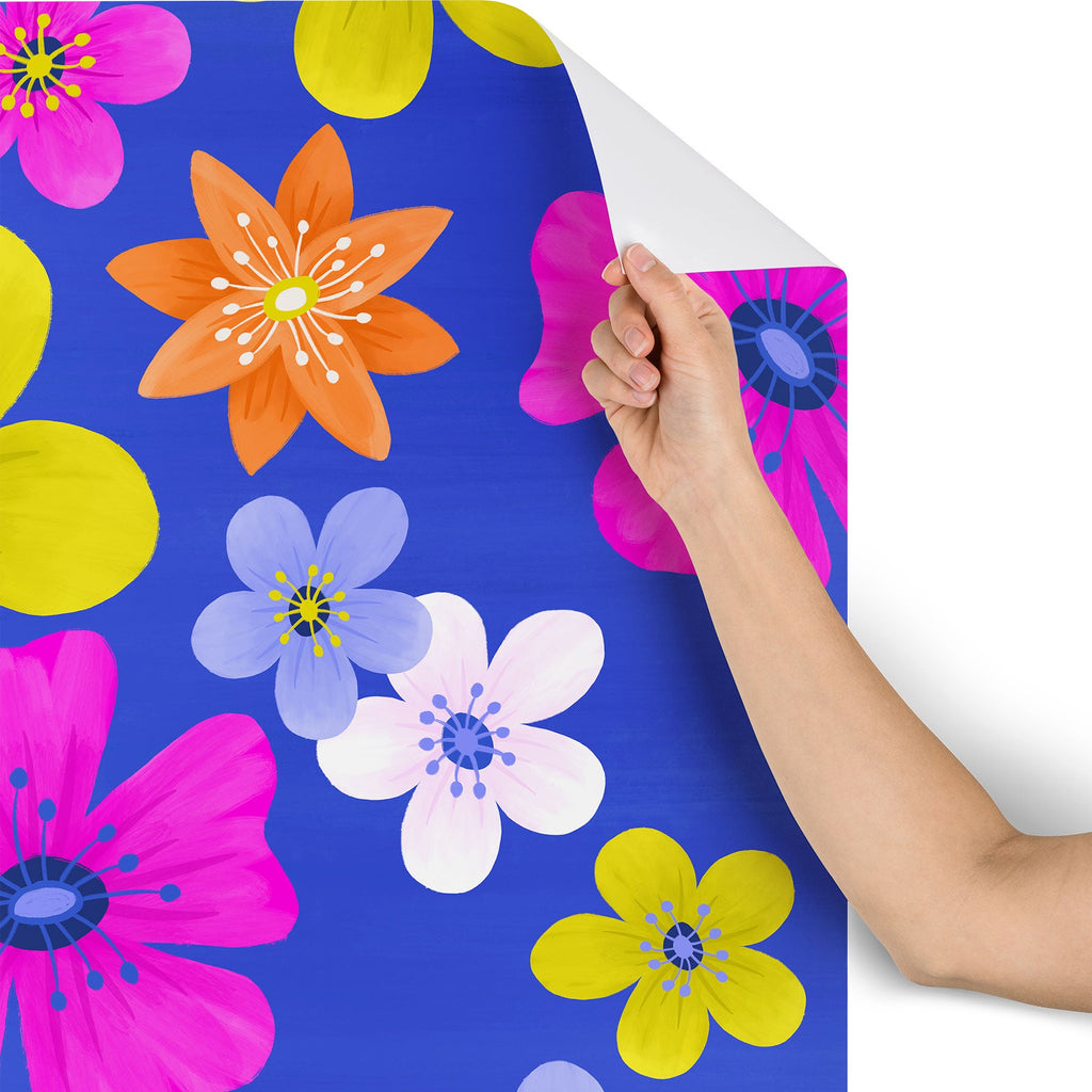 Seta Zakian Floral blue pattern Wallpaper