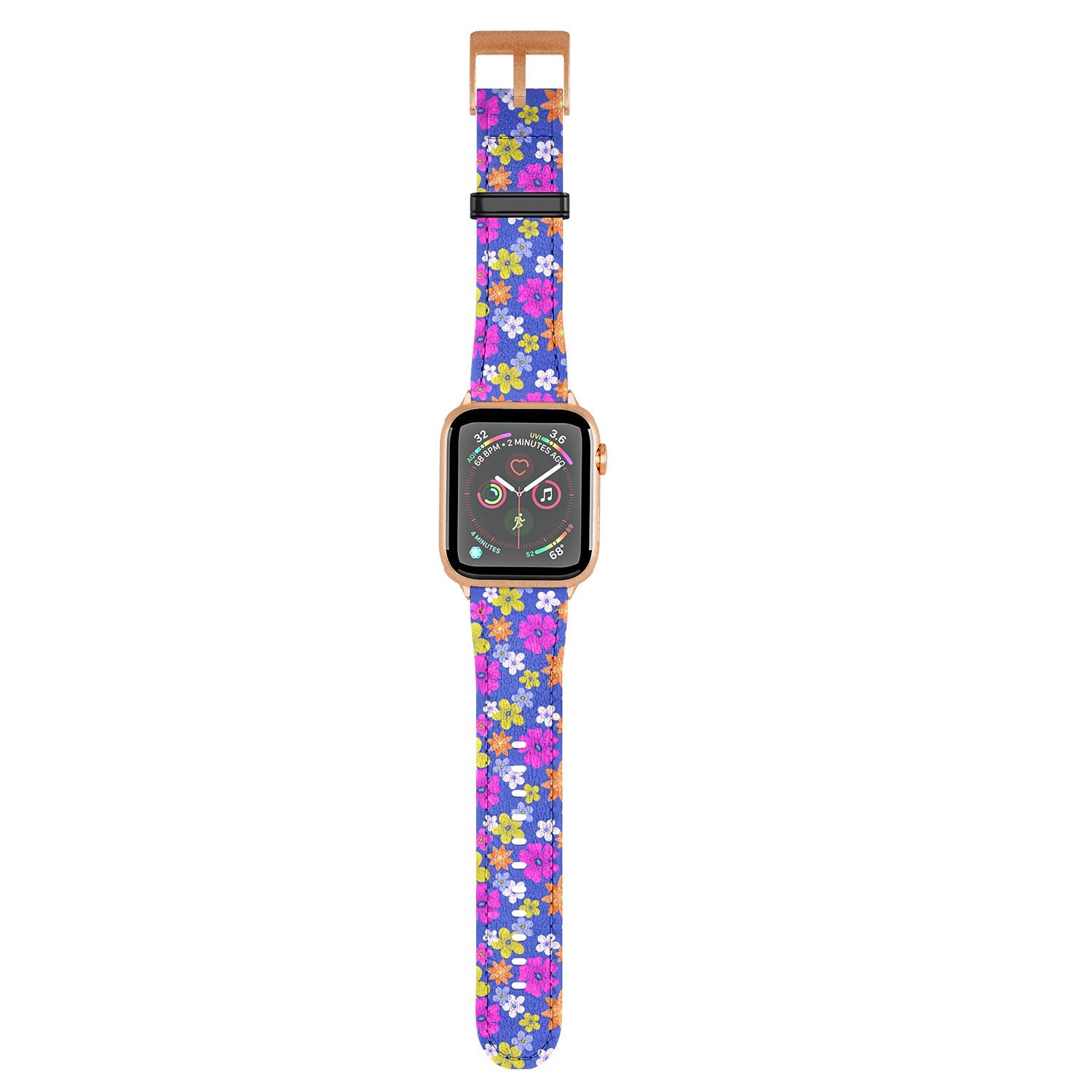 Seta Zakian Floral blue pattern Apple Watch Band