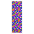 Seta Zakian Floral blue pattern Yoga Towel