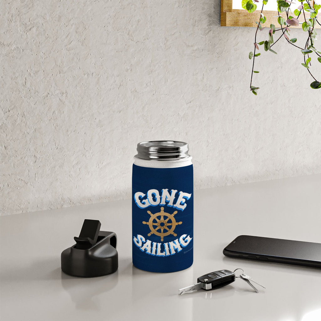 Seta Zakian Gone Sailing Water Bottle