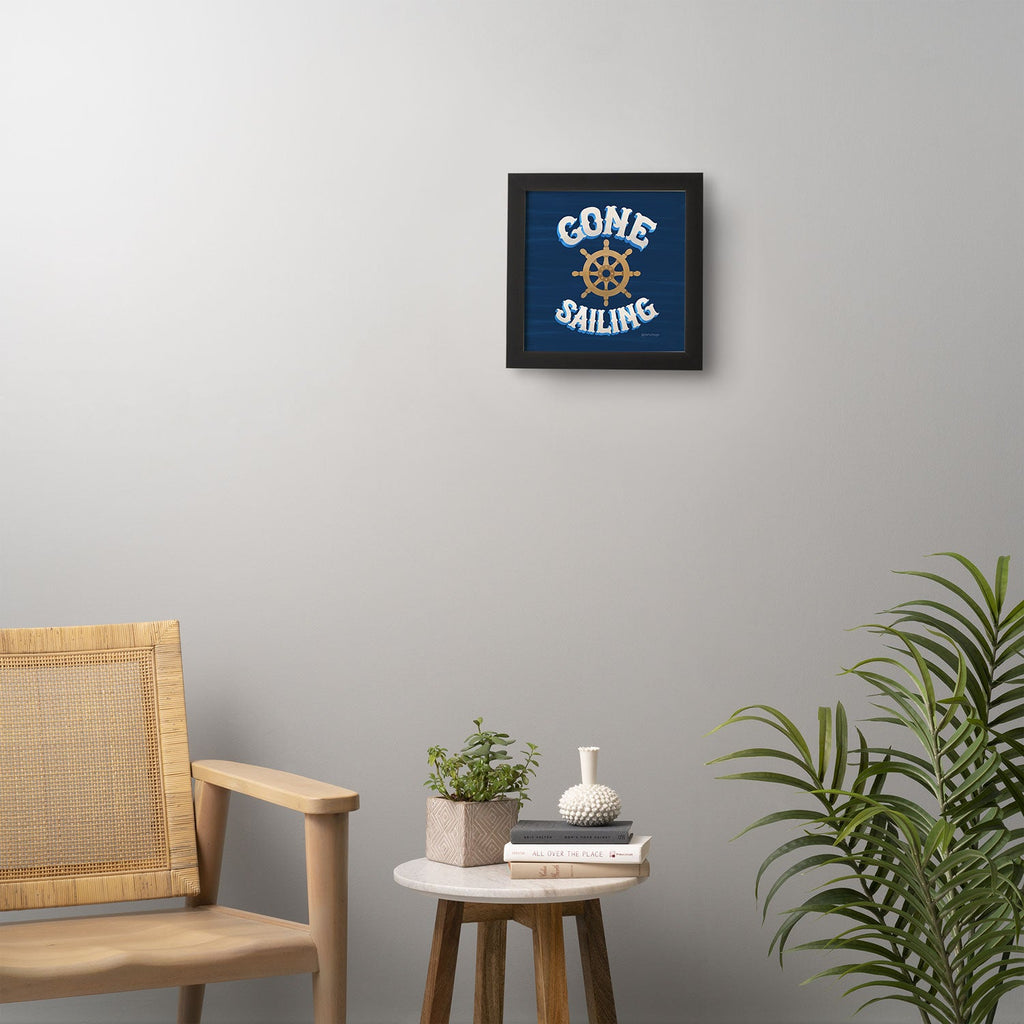 Seta Zakian Gone Sailing Framed Wall Art