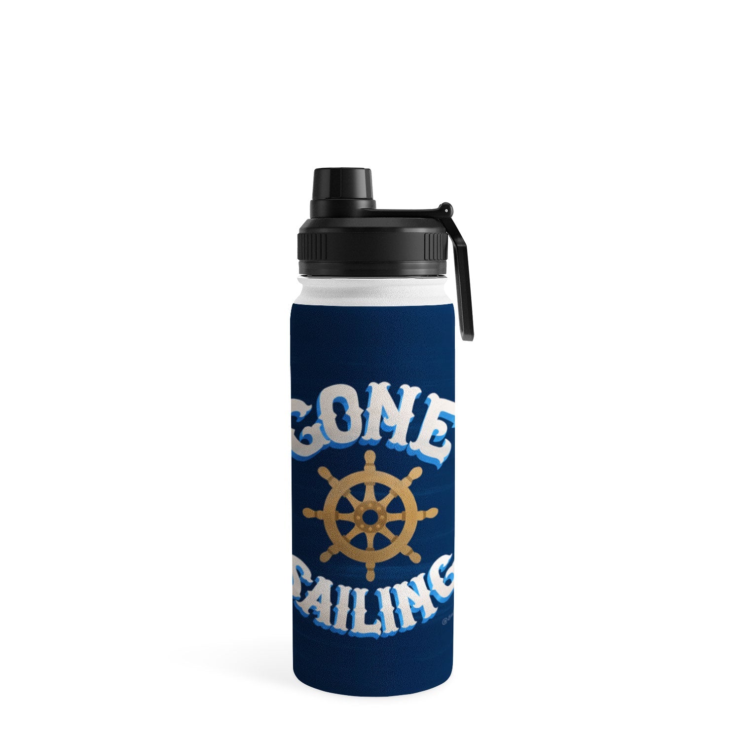 Seta Zakian Gone Sailing Water Bottle